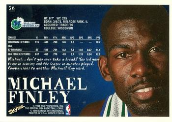 1998-99 Hoops #56 Michael Finley Back