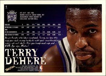 1998-99 Hoops #4 Terry Dehere Back