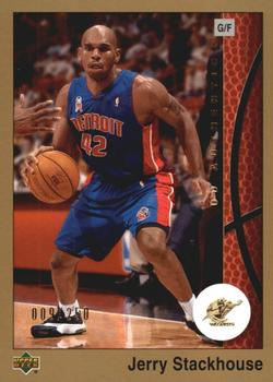2002-03 UD Authentics - Gold #20 Jerry Stackhouse Front