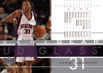 2002-03 UD Glass - Game Gear #SM-GG Shawn Marion Front