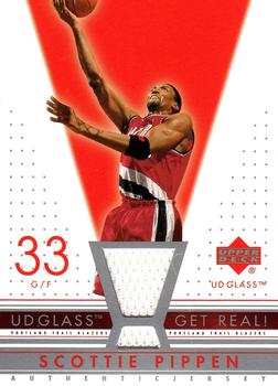 2002-03 UD Glass - Get Real! #SP-R Scottie Pippen Front
