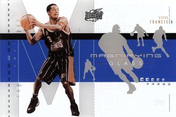 2002-03 UD Glass - Magnifying Glass #SF-M Steve Francis Front