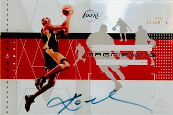 2002-03 UD Glass - Magnifying Glass Autographs #KB-A Kobe Bryant Front