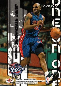 2002-03 Ultra - One on One #10 OO Vince Carter / Jerry Stackhouse Back