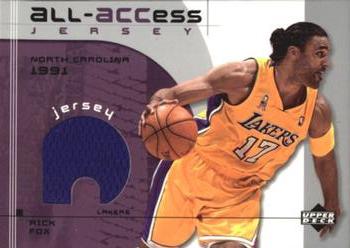 2002-03 Upper Deck - All-Access Jerseys #A-RF Rick Fox Front