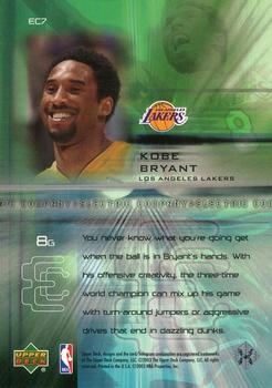 2002-03 Upper Deck - Electric Company #EC7 Kobe Bryant Back