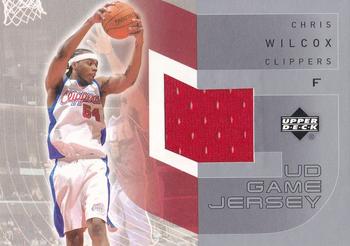 2002-03 Upper Deck - UD Game Jerseys Series Two #GJ-CW Chris Wilcox Front
