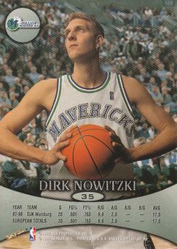 1998-99 SkyBox Molten Metal #35 Dirk Nowitzki Back