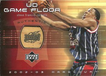 2002-03 Upper Deck Hardcourt - UD Game Floor #SF-F Steve Francis Front