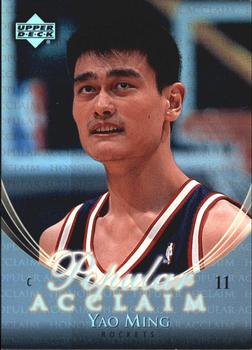 2002-03 Upper Deck Honor Roll - Popular Acclaim #PA9 Yao Ming Front