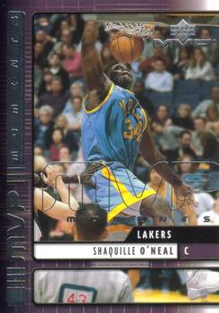 2002-03 Upper Deck MVP - MVP Moments #M1 Shaquille O'Neal Front