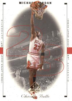 1998-99 SP Authentic #6 Michael Jordan Front