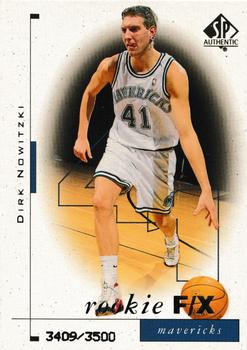 1998-99 SP Authentic #99 Dirk Nowitzki Front