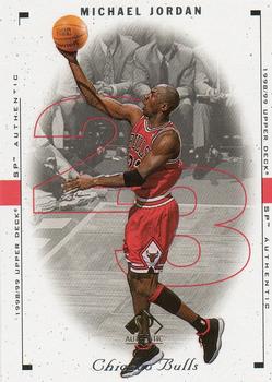 1998-99 SP Authentic #8 Michael Jordan Front