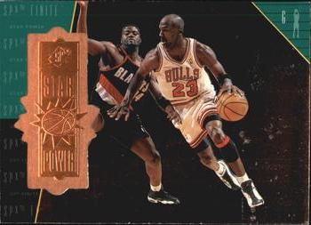 1998-99 SPx Finite #100 Michael Jordan Front