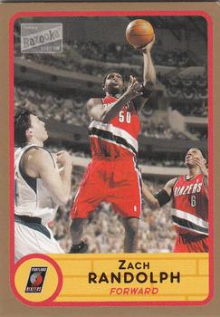 2003-04 Bazooka - Gold #101 Zach Randolph Front