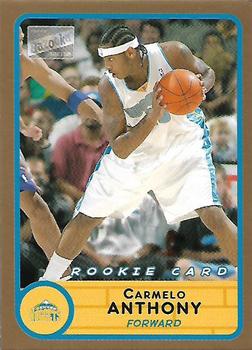 2003-04 Bazooka - Gold #240b Carmelo Anthony Front