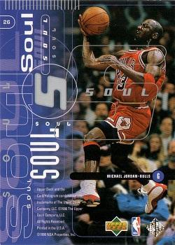1998-99 Upper Deck #26 Michael Jordan Back