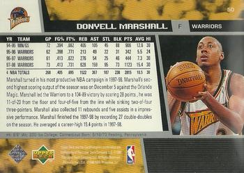 1998-99 Upper Deck #50 Donyell Marshall Back