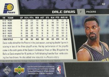 1998-99 Upper Deck #62 Dale Davis Back