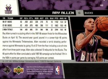 1998-99 Upper Deck #86 Ray Allen Back