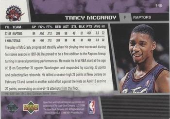 1998-99 Upper Deck #146 Tracy McGrady Back