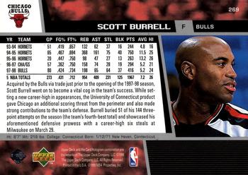 1998-99 Upper Deck #269 Scott Burrell Back