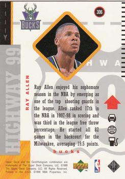1998-99 Upper Deck #306 Ray Allen Back