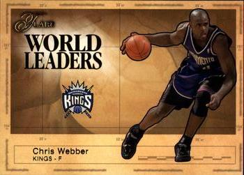 2003-04 Flair - World Leaders #19 WL Chris Webber Front