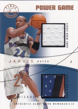 2003-04 Flair Final Edition - Power Game Jersey and Patch #PGD-JH Jarvis Hayes Front