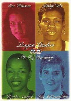 1999 Hoops WNBA #10 Eva Nemcova / Penny Toler / Suzie McConnell Serio / Cynthia Cooper Front