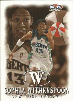 1999 Hoops WNBA #72 Sophia Witherspoon Front