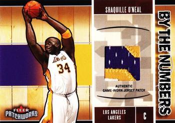 2003-04 Fleer Patchworks - By The Numbers Jerseys Patches #BTN/SON Shaquille O'Neal Front