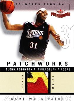 2003-04 Fleer Patchworks - Jerseys Multi Color #PW-GR Glenn Robinson Front