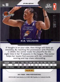 2021 Panini Prizm WNBA - Prizms Red #88 Kia Vaughn Back