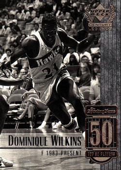 1998-99 Upper Deck Century Legends #50 Dominique Wilkins Front