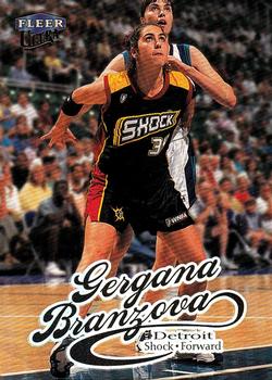 1999 Ultra WNBA #37 Gergana Branzova Front