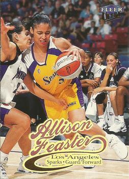 1999 Ultra WNBA #7 Allison Feaster Front