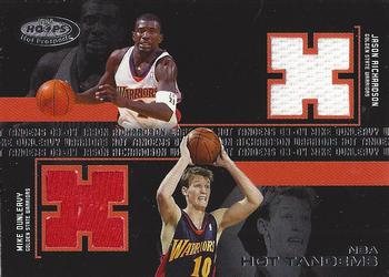 2003-04 Hoops Hot Prospects - Hot Tandems #JR-MD Jason Richardson / Mike Dunleavy Front
