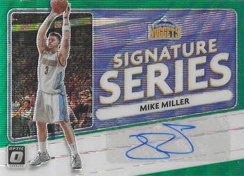 2020-21 Donruss Optic - Signature Series Green Wave #SS-MMI Mike Miller Front