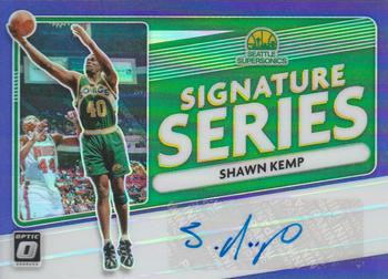 2020-21 Donruss Optic - Signature Series Purple #SS-SKE Shawn Kemp Front
