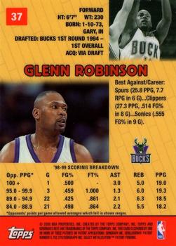 1999-00 Bowman's Best #37 Glenn Robinson Back