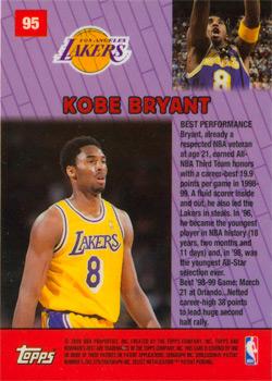 1999-00 Bowman's Best #95 Kobe Bryant Back