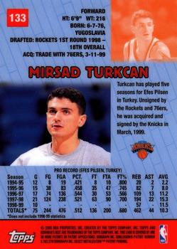1999-00 Bowman's Best #133 Mirsad Turkcan Back