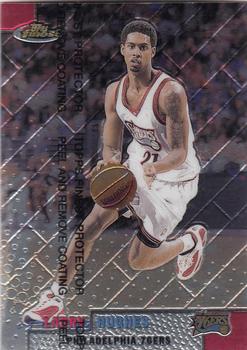 1999-00 Finest #51 Larry Hughes Front