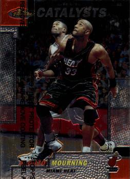 1999-00 Finest #237 Alonzo Mourning Front
