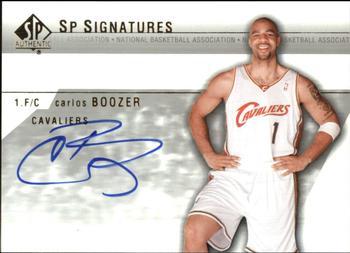 2003-04 SP Authentic - Signatures #CO-A Carlos Boozer Front