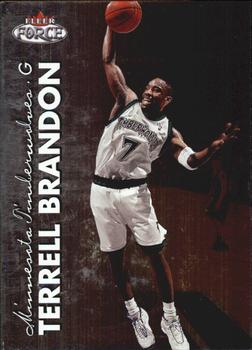 1999-00 Fleer Force #23 Terrell Brandon Front