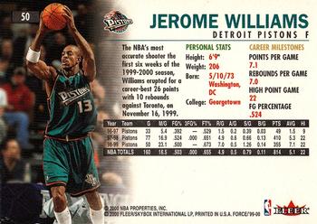 1999-00 Fleer Force #50 Jerome Williams Back