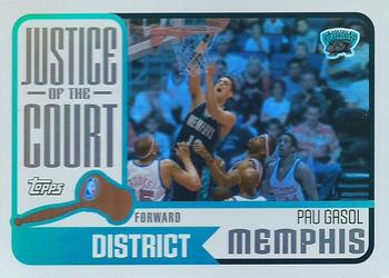2003-04 Topps - Justice of the Court #JC-17 Pau Gasol Front